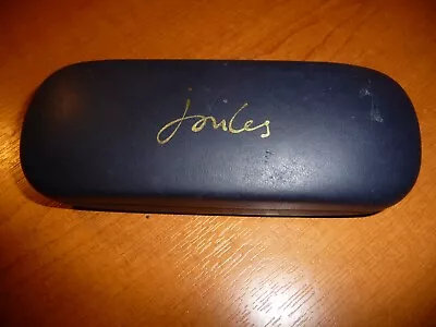 Joules Brand Stylish Blue Hard Glasses Or Sunglasses Case • £3.25