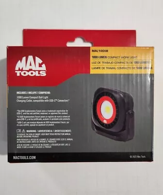 Mac Tools 1000 Lumen Compact Work Light New • $79.99