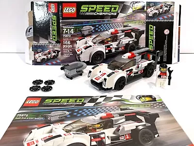 Used Lego Speed Champions 75872 Audi R18 E-tron Quattro Retired Set • $49.99