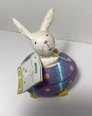 Midwest David Walker Bunny Rabbit Car Paper Pulp Trinket Box NWT • $17.78