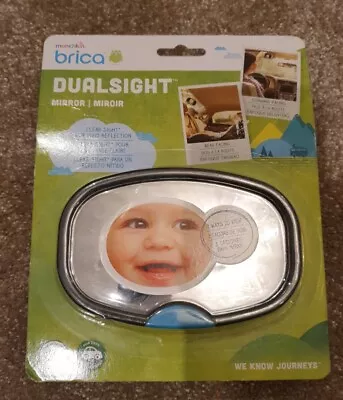 MUNCHKIN Brica Dualsight BABY MIRROR For Cars. Forward/Rear Facing NEW / BOXED • £6.49