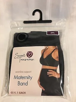 Secret Treasures Black Maternity Band Size 2X Seamless • $5.98