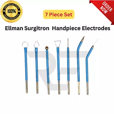 Ellman Surgitron Handpiece Electrodes High Quality Reusable-Tungsten Tips 7 Pcs. • $32