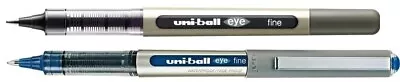 Uni-Ball UB157 Eye Rollerball Pen - Premium Fine 0.7mm - Black - Blue - New • £2.80