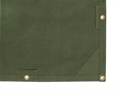 Canvas Army Grade  16oz Ripstop Tarpaulin 1.8m X 2.4m Camping Cover UV Treated • $89.95