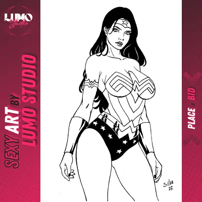 Wonder Woman (09 X12 ) By Silva - Lumo Studio Original Comic Art • $5.99