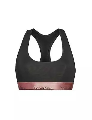 Calvin Klein Bralette Bra Top 000QF5579E Womens Bralettes Black/Rose • £15