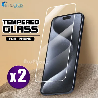 2xTempered Glass Screen Protector For Apple IPhone 15 14 Plus 13 12 Pro Max SE • $5.99