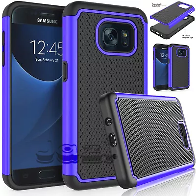 For Samsung Galaxy S6 S7 Edge S8 S9 S10 S20 Slim Shockproof Silicone Case Cover • £4.96