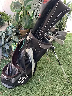 Polished Golf Clubs Set Callaway Driver Wood Ping Irons Putter Bag New Balls • $349