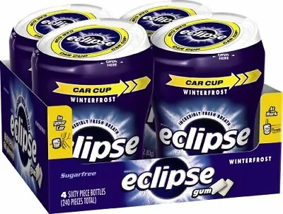 ECLIPSE Winterfrost Sugarfree Gum 60 Count (Pack Of 4) • $25.35