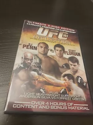 UFC 101: Declaration (DVD 2009 2-Disc Set) • $6.50
