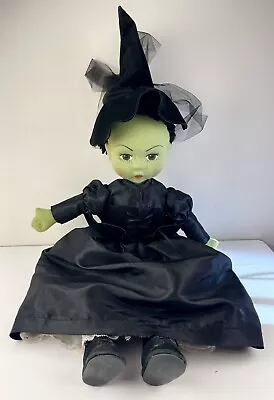 Wicked Witch Of The West Elphaba Wicked Hard Face Plush Soft Doll 18” Preowned • $25