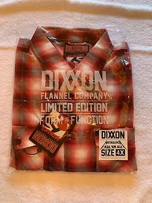 Dixxon Flannel Co. METALLICA “Kill ‘Em All” Flannel Men’s Size 4XL NWT! • $100