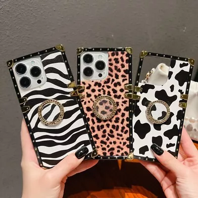 For IPhone 15 Pro Max 14 13 12 11 X 7 8 Cute Animal Skin Print Shockproof Case • $16.99
