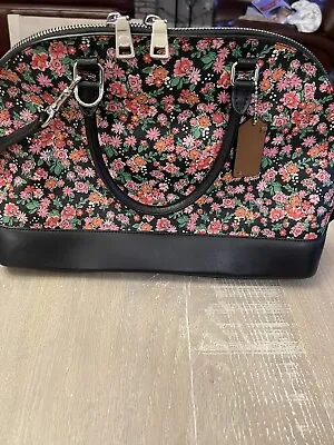 Coach F57621 Mini Sierra Satchel In Posey Cluster Floral Print Coated Canvas  • $69.99