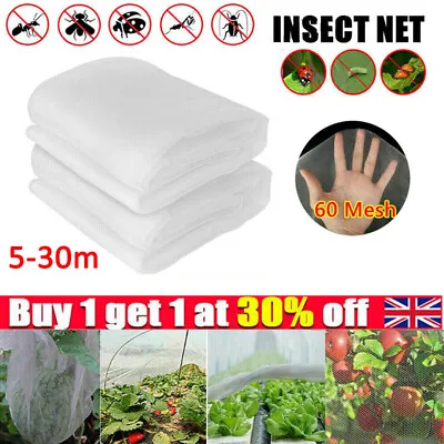 Garden Protect Netting Vegetable Crop Plant Fine Mesh Bird Insect Protection Net • £4.95