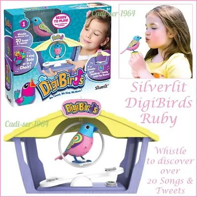 Silverlit Digi Birds Fun House RUBY 20 Songs & Tweets NEW Sing's Solo & Choir • £18.99
