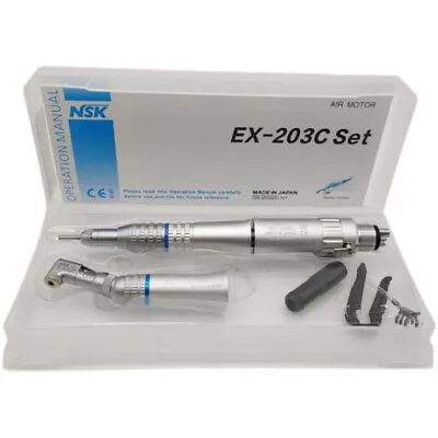 Dental Low Speed Handpiece Set Complete Kit EX-203C Set Midwest 4 Holes US STOCK • $46.45