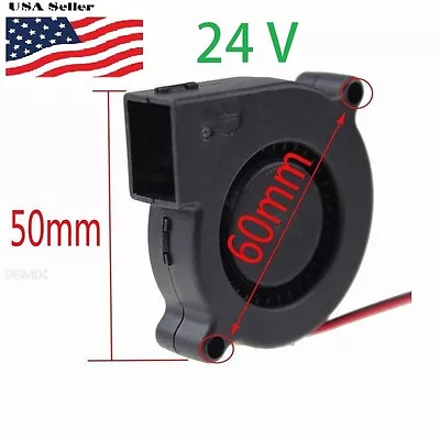 $7.40 • Buy 24V DC 50mm Blower Radial Cooling Fan Hotend Extruder For  3D Printer