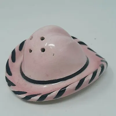 Vintage Cowboy Hat Salt/Pepper Shaker Pink. ONLY 1 SHAKER!! • $7.97