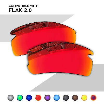 Wholesale POLARIZED Replacement Lenses For-Oakley Flak 2.0 OO9295 Sunglasses • $6.95