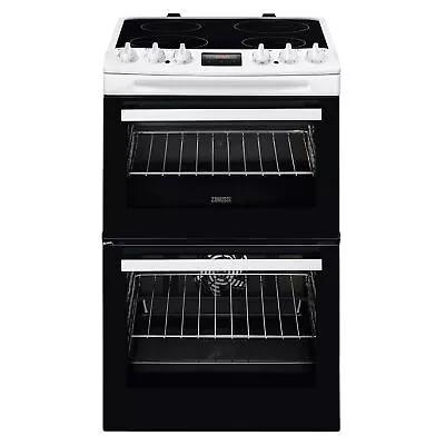 Zanussi ZCV46250WA Electric Cooker With Ceramic Hob • £749