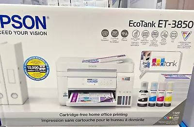 Epson EcoTank ET 3850 Sublimation Printer Bundle With Sublimation Ink NEW • $379.95