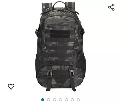 30L Military Tactical Backpack Rucksack Outdoor Travel Hiking Camping Bag • £10