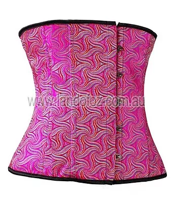 Real Quality Wild HOT PINK CORSET @Size 22  Sexy Pirate Gypsy Wench Mardi Gras • $20.95