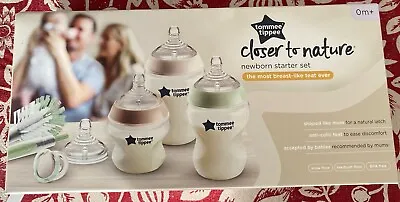 Tommee Tippee Closer To Nature Newborn 0 Months+ Bottle Starter Kit • £30