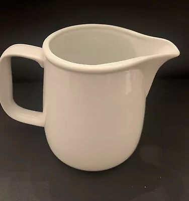 Vintage Pyrex Creamer Milk Glass White Pitcher  H5 W7 • $22