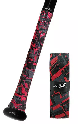 Vulcan Advanced Polymer Bat Grips - Standard 1.75 Mm - Red Sizzle • $10.99