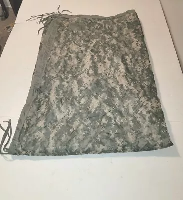 $29.99 • Buy USGI Wet Weather Poncho Liner Woobie Blanket ACU Digital Very Good