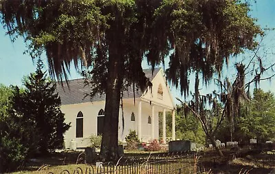 Postcard SC Buford's Bridge Mizpah Methodist Church Built In 1856 Bamberg County • $5.99