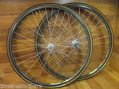 Mavic Open Pro Sup Ceramic Shimano Dura Ace Hubs Clincher Wheel Set Continentals • $599.90