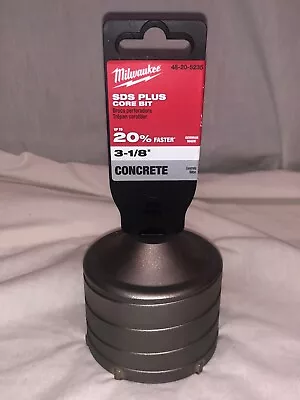 Milwaukee 48-20-5235 SDS Plus Core Bit Up To 20% Faster 3-1/8  Concrete New • $35