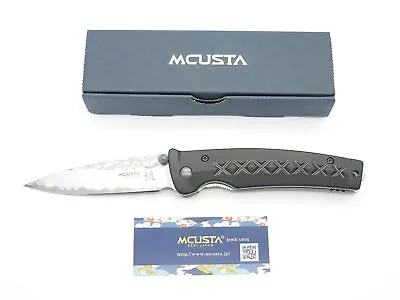 Mcusta Seki Japan MC161D Black Japanese Bushi Sword VG-10 Damascus Folding Knife • $168