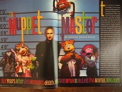 1996 Entertainment Mag(THE MUPPETS/TOUCHED BY AN ANGEL/JESSICA SAVITCH/A M HOMES • $26.99