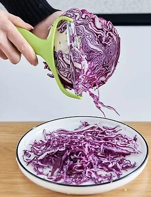 Vegetable Peeler Stainless Steel Potato Cabbage Lettuce Shredder Slicer Salad US • $9.99