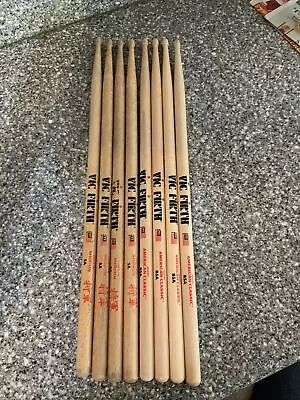 Drum Sticks 4 Pair USED Mixed Lot Vic Firth American Classic 85A / OAK SHOGUN 5A • $5.99