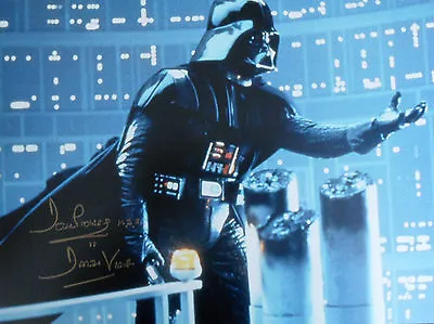 DAVE PROWSE Signed 16x12 Photo STAR WARS DARTH VADER COA • £149.99