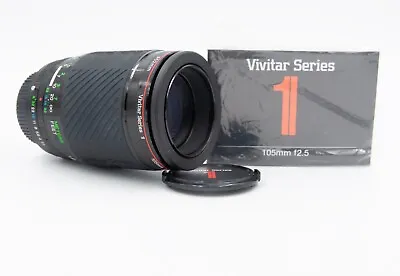 Vivitar 105mm F2.5 Series 1 Manual Focus 1:1 Macro PK-A Mount In Excellent Cond • $247.50