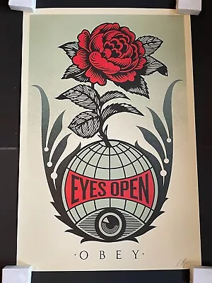 SHEPARD FAIREY OBEY GIANT - Eyes Open SIGNED Art Print • £90