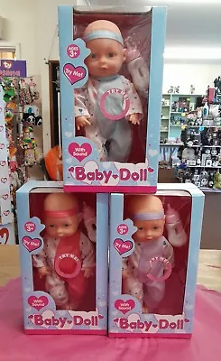 10  Baby Doll With Sounds Clothes Outfit And Milk Bottle Girls Boys Kandy Toys • £4