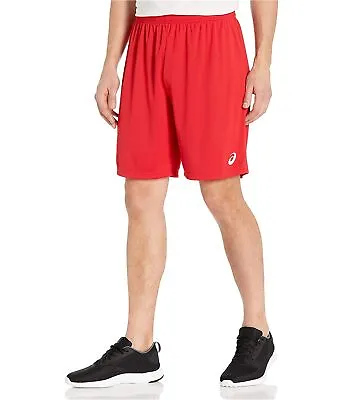 Asics Mens Solid Athletic Workout Shorts • $15.95