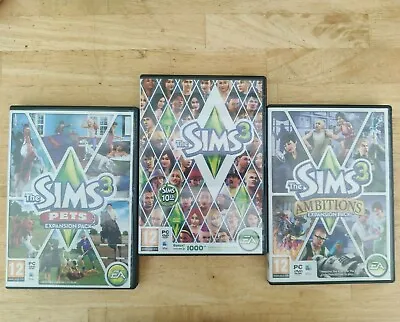 £6.50 • Buy The Sims 3 + Pets + Ambitions Expansions
