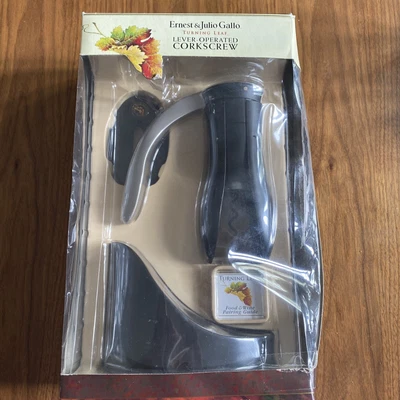£5 • Buy Ernest And Julio Gallo Turning Leaf Lever Operated Corkscrew New