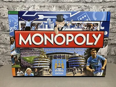 NEW Monopoly MANCHESTER CITY FC FOOTBALL CLUB MCFC Edition 2010 Game Sealed NIB • £47.99