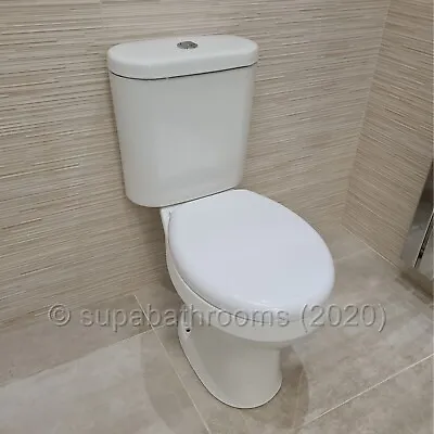 £108.95 • Buy Toilet WC Pan, Cistern & Seat Roebourne Close Coupled Duel Flush